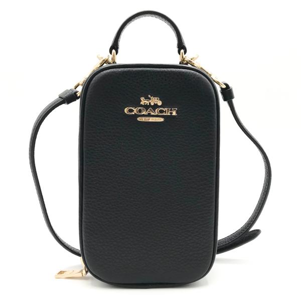 コーチ スマホバッグ スマホショルダー ★COACH★ エヴァ フォーン クロスボディ ブラック C...