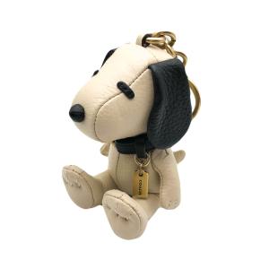 COACH（コーチ） ぬいぐるみ スヌーピー ぺブルレザー コラボ