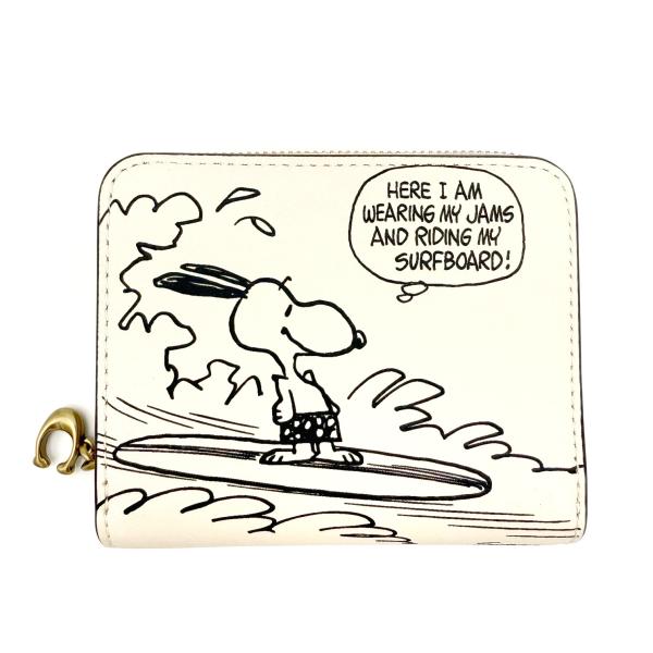 コーチ【COACH X PEANUTS コラボ】エッセンシャル ビルフォールド ウォレット ニュース...