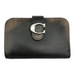 コーチ 財布 ★COACH★ タビー ウォレット ラブドレザー ブラックブラウン CBF57 LHPMZ【ギフトラッピング可】