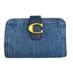 コーチ 財布 ★COACH★ タビー ウォレット デニム ディープブルー CAN58 B4RHO【ギフトラッピング可】