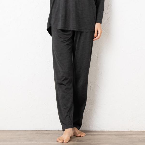 シルク100％ジャージー ルームパンツ 日本製 レディース パジャマ M-L