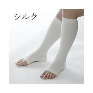シルク 着圧ソックス 日本製