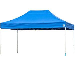 テント ワンタッチ タープテント 3m×4.5m EZ-UP DELUXE DX45 スチール製フレ...