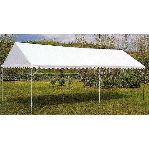 組立式パイプテント 2間×3間（3.6ｍ×5.4ｍ） パワーパイプテント 天幕素材ターポリン 送料無...