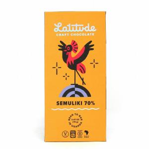 ラティテュード クラフトチョコレート ダーク 70% SEMULIKI セムリキ Latitude ウガンダ産 非脱臭 ココアバター使用の商品画像