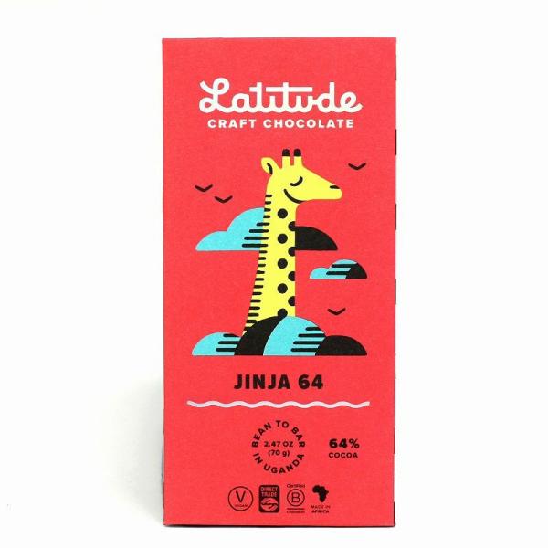 ラティテュード クラフト チョコレート ダーク 64% JINJA ジンジャ Latitude ウガ...