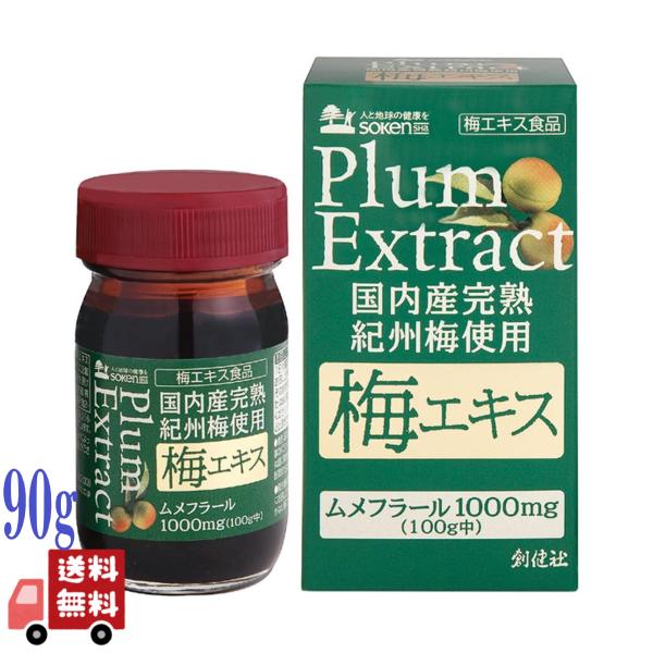 2個セット 創健社 国内産 完熟 紀州梅 100％ 梅エキス 90g 無添加 自然食品 化学調味料不...
