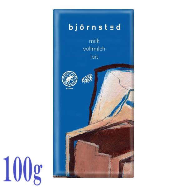 ムソー bjornsted オーガニック チョコレート ミルク 100g 有機JAS BeanToB...