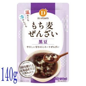 だいずデイズ もち麦ぜんざい 黒豆 140g 国産 有機 黒豆 もち麦 ぜんざい レトルト おしるこ 小豆 無添加 スイーツ 和菓子 健康 ヘルシー ギフト プチギフト