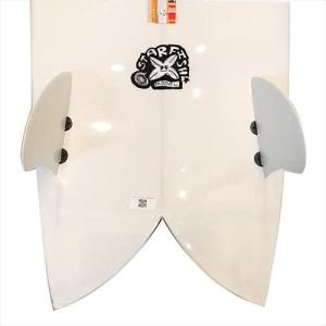 Funktion 2フィン FCS対応 ビッグツイン 2枚セット 白 レトロフィッシュ用