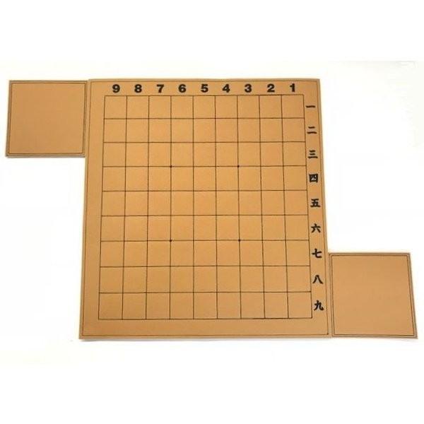フェルト製 数字入り 将棋盤 (茶色)
