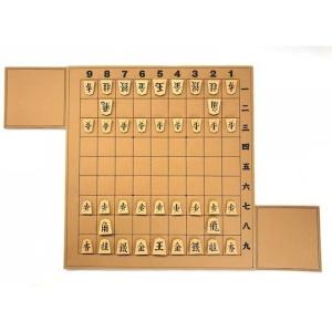 フェルト製 数字入り 将棋盤 (茶色)の詳細画像1