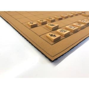 フェルト製 数字入り 将棋盤 (茶色)の詳細画像2