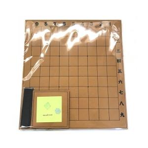 フェルト製 数字入り 将棋盤 (茶色)の詳細画像4