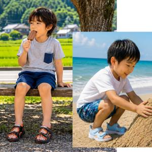 【特価・アウトレット】キッズ サンダル スポー...の詳細画像1