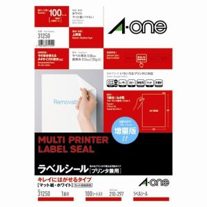 3M A-one エーワン ラベルシール・プリンタ兼用 スタンダードタイプ