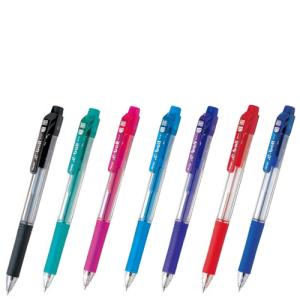 ぺんてる ドットイーボール BK127 0.7mm 軸色全7色/インク全3色 1本