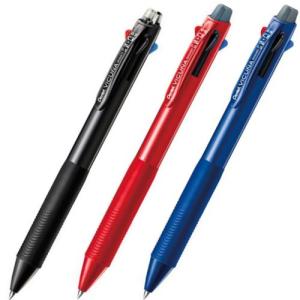 ぺんてる 多色ボールペン ビクーニャ 4色ボールペン 0.5mm 極細 黒・赤
