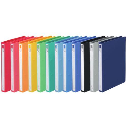 リヒト リングファイル＜ディンプル&gt; F-862 B5S 2穴 全12色 1冊