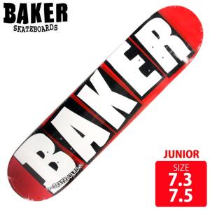 BAKER ベイカー ジュニア デッキ LOGO WHITE MINI 7.3-7.5 キッズ スケートボード スケボー｜eshop