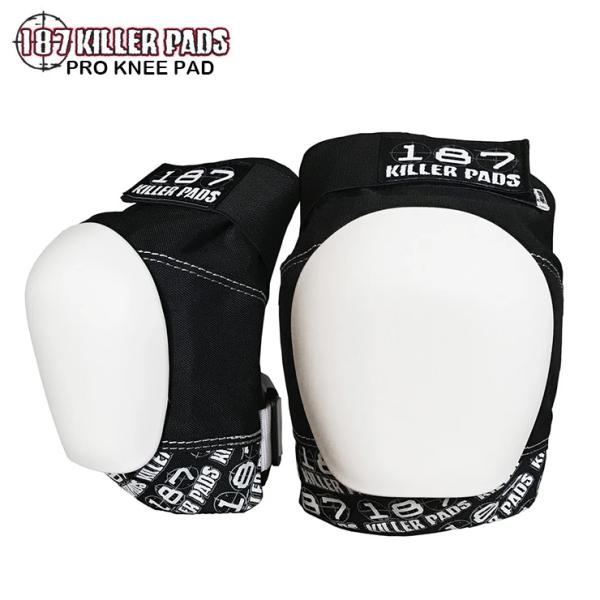187 KILLER メンズプロテクター PRO KNEE PADS  BLACK/WHITE 防具...