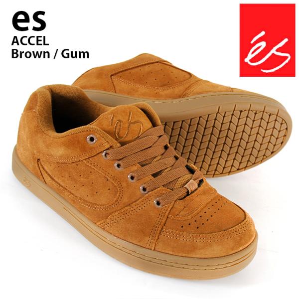 エス スケート スニーカー アクセル es ACCEL OG BROWN GUM スケシュー SKA...