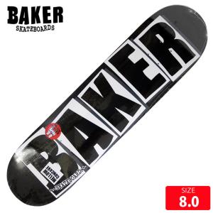 BAKER（ベイカー） スケボー デッキ BAKER BRAND LOGO BLACK WHITE