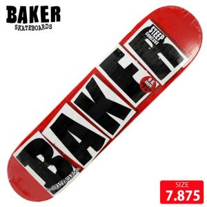 スケボー デッキ ベイカー BAKER BLAND LOGO BLK DECK 7.875 スケートボード｜eshop