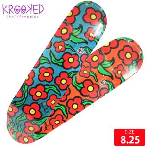 スケボー デッキ クルーキッド KROOKED WILD STYLE FLOWERS DECK 8.25 スケートボード SKATEBOARD クルックド｜eshop