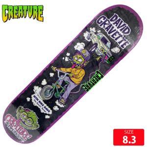 クリエーチャー デッキ CREATURE FREAKS GRAVETTE DECK 8.3 スケートボード スケボー skateboard｜eshop