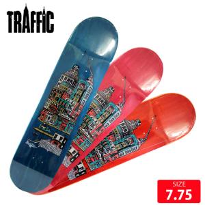 スケボー デッキ TRAFFIC COMMUNITY CITY BLOCKS Deck 7.75 トラフィック スケートボード スケボー skateboard｜eshop