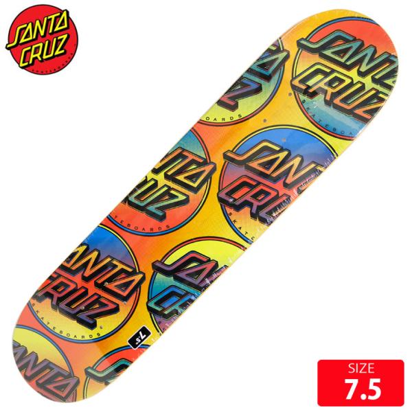 スケボー デッキ サンタクルズ SANTA CRUZ CONTRA DOT DECK SIZE 7....
