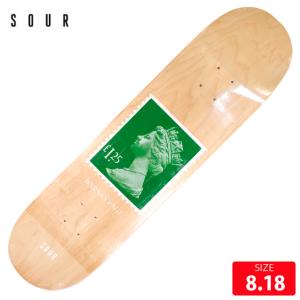 スケボー デッキ SOUR Barney Stamp Deck 8.18 サワー スケートボード スケボー skateboard｜eshop