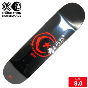 スケボーデッキ ファンデーション FOUNDATION TANIA STAR&MOON PRO DECK SIZE 8.0 スケートボード skateboard 24SP｜eshop