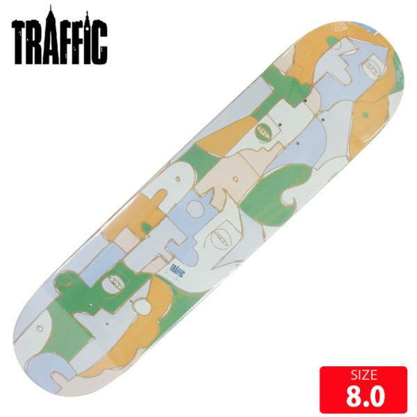 スケボー デッキ TRAFFIC HIROKI FACES DECK 8.0 トラフィック スケート...