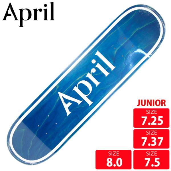 エイプリル ジュニア スケボー デッキ APIL TEAM MODEL OG LOGO DECK S...