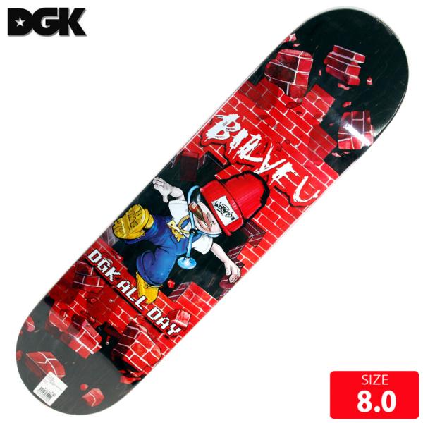 スケボー デッキ ディージーケー  DGK PRO DECK BUSTIN OUT/BILYEU S...