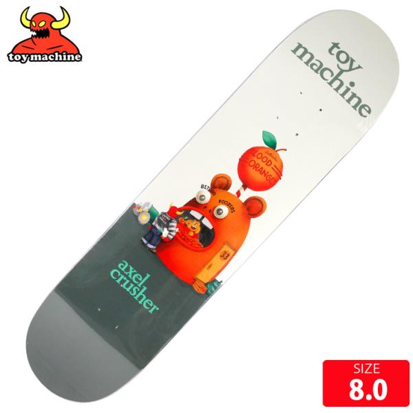 スケボーデッキ トイマシーン TOYMACHINE AXEL ROADSIDE DECK SIZE ...