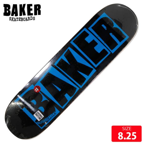 スケボー デッキ ベイカー BAKER RZ BRAND LOGO DANGER BLUE DECK...