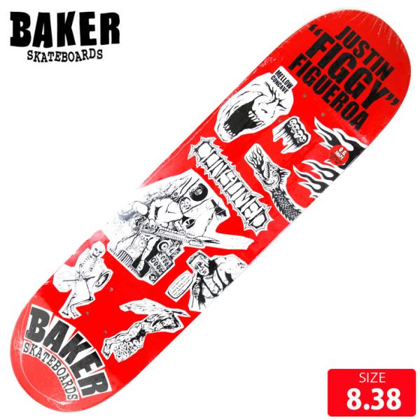 スケボー デッキ ベイカー BAKER ES DIVINE EVIL FIGGY DECK 8.38...