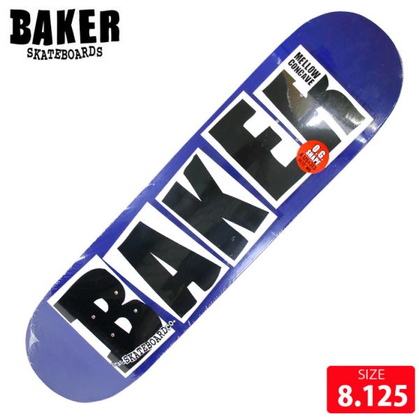 スケボー デッキ ベイカー BAKER BRAND LOGO NAVY DECK 8.125 スケー...