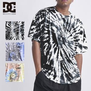 DC SHOE ディーシー メンズ Tシャツ クルーネック TEE カットソー 速乾 メッシュ 22 STAR SUPER WIDE S｜eshop