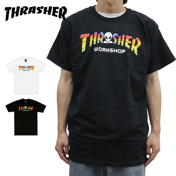 【在庫処分2500円】THRASHER スラッシャー メンズ Tシャツ エイリアンワークショップ ク...