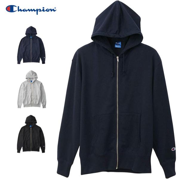 CHAMPION チャンピオン パーカー フード フーディ スウェット トレーナー フロントジップ ...