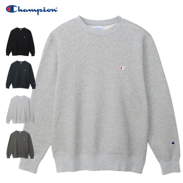 CHAMPION チャンピオン クルーネック トレーナー スウェット ベーシック プルオーバー 無地...