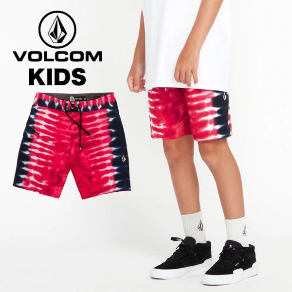 VOLCOM ボルコム キッズ 水着 海パン トランクス スイムウエア スイムパンツ ボードパンツ ...