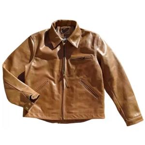 茶芯 復刻50's ドライビングコート レザージャケット サイズ選択可 C&J