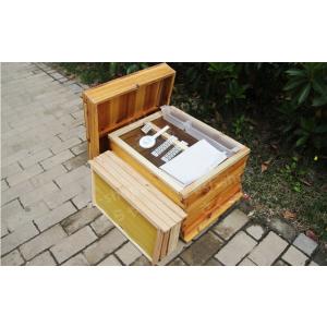 高品質 蜜蜂 ミツバチ 飼育巣箱 みつばち飼育用巣箱 巣枠式巣箱 杉木製巣箱 蜜蝋塗り 養蜂器具 養蜂用品