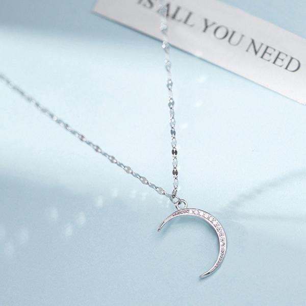 アンクレット レディース 月 キラキラ シンプル ゴールド シルバー925 k14コーティング ギフ...